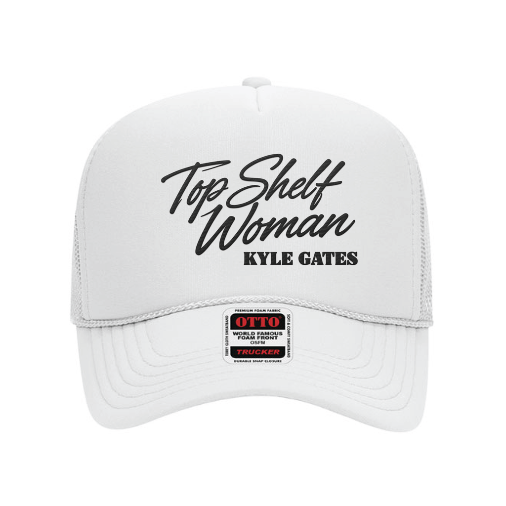 Kyle Gate White Trucker Cap