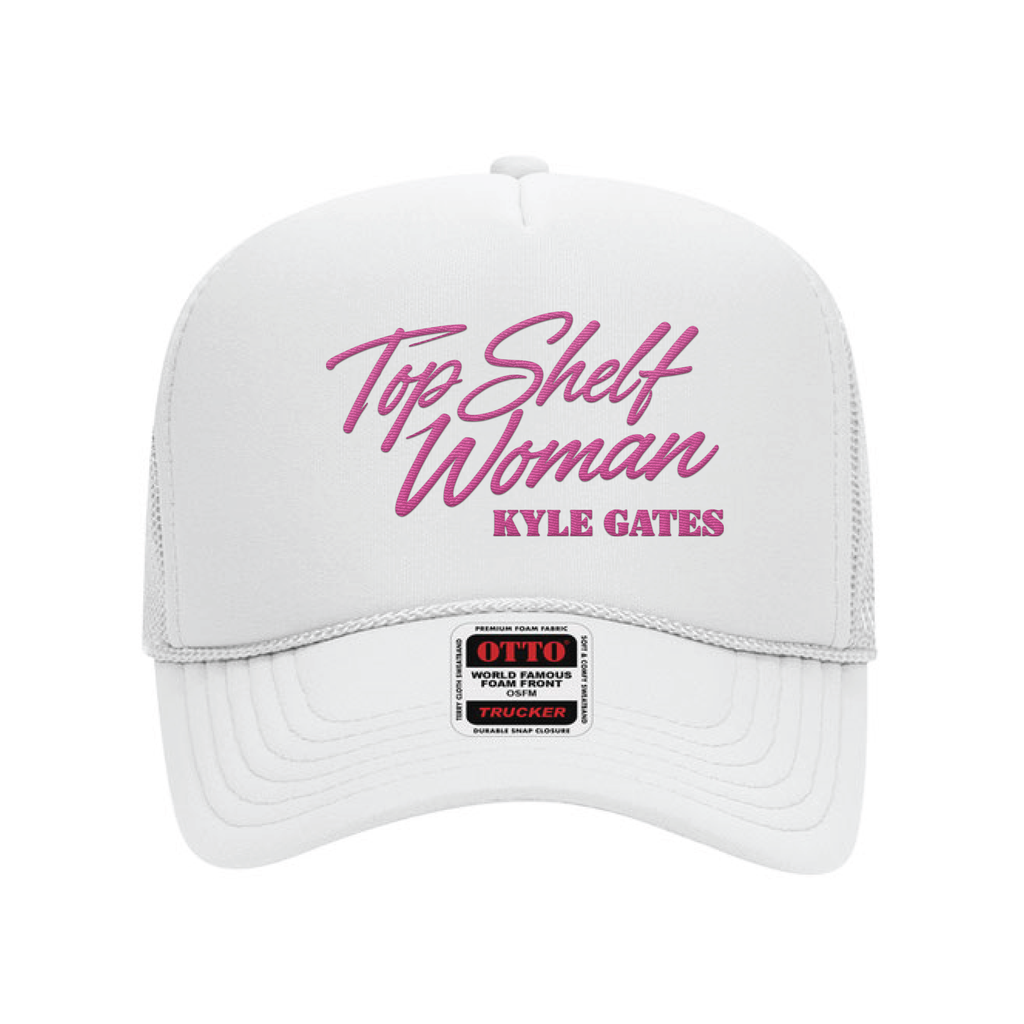 Kyle Gate White Trucker Cap