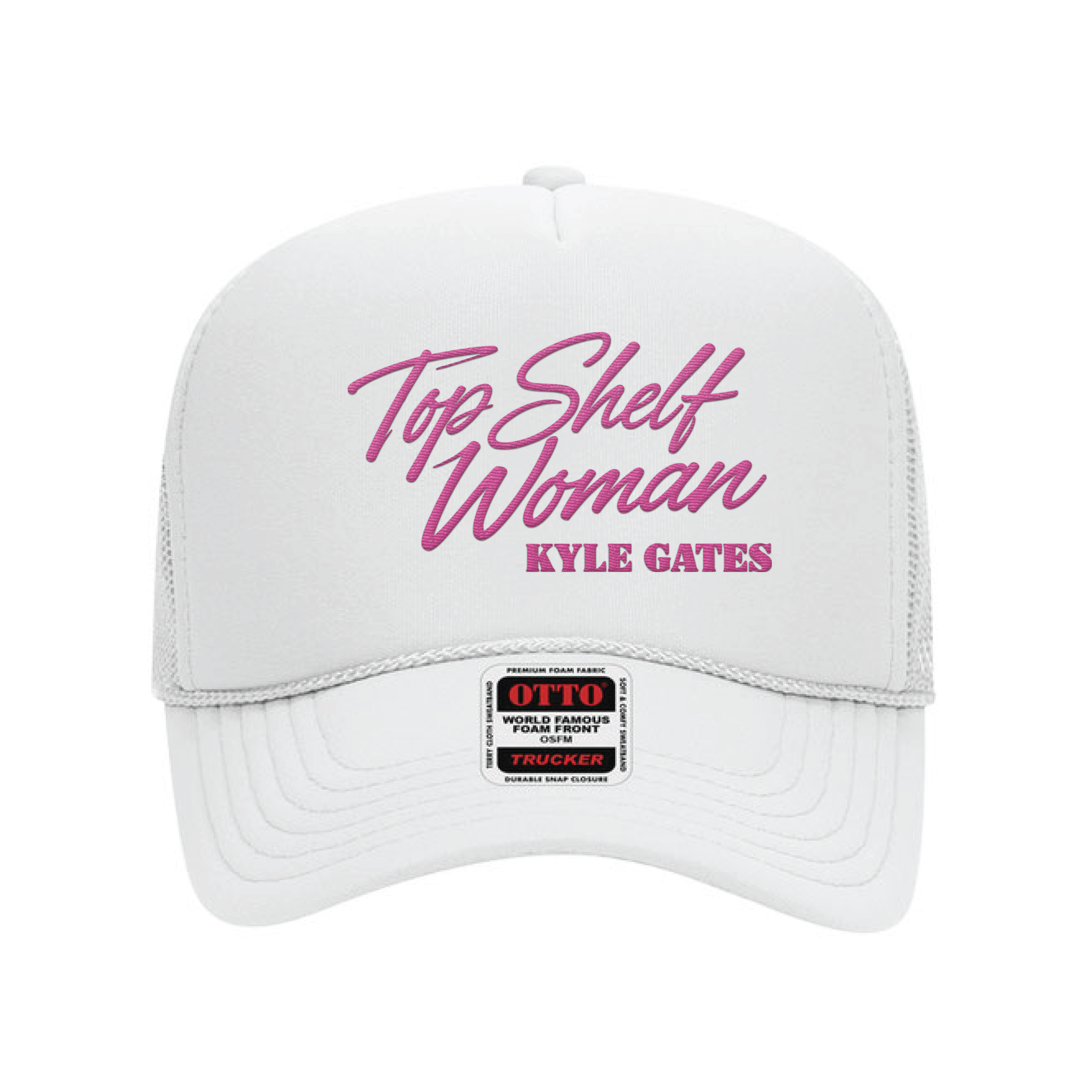 Kyle Gate White Trucker Cap