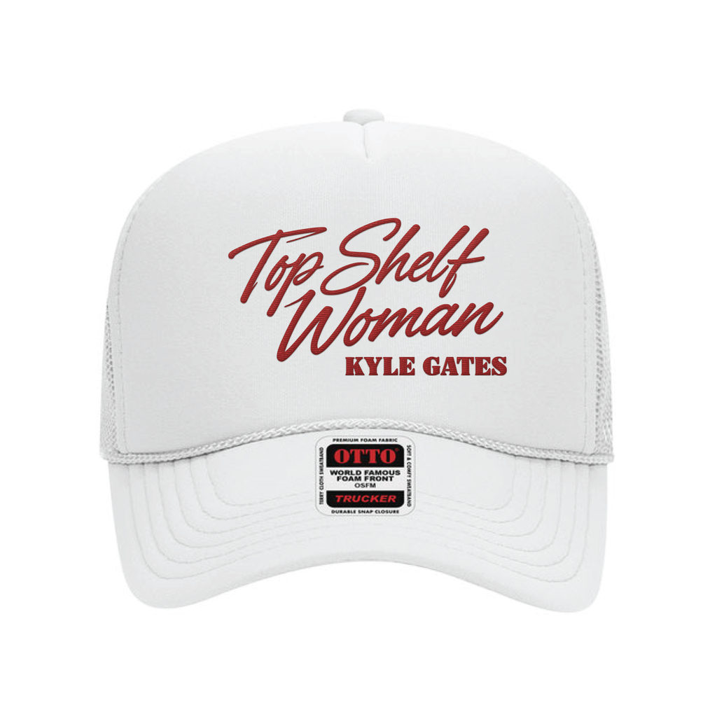 Kyle Gate White Trucker Cap