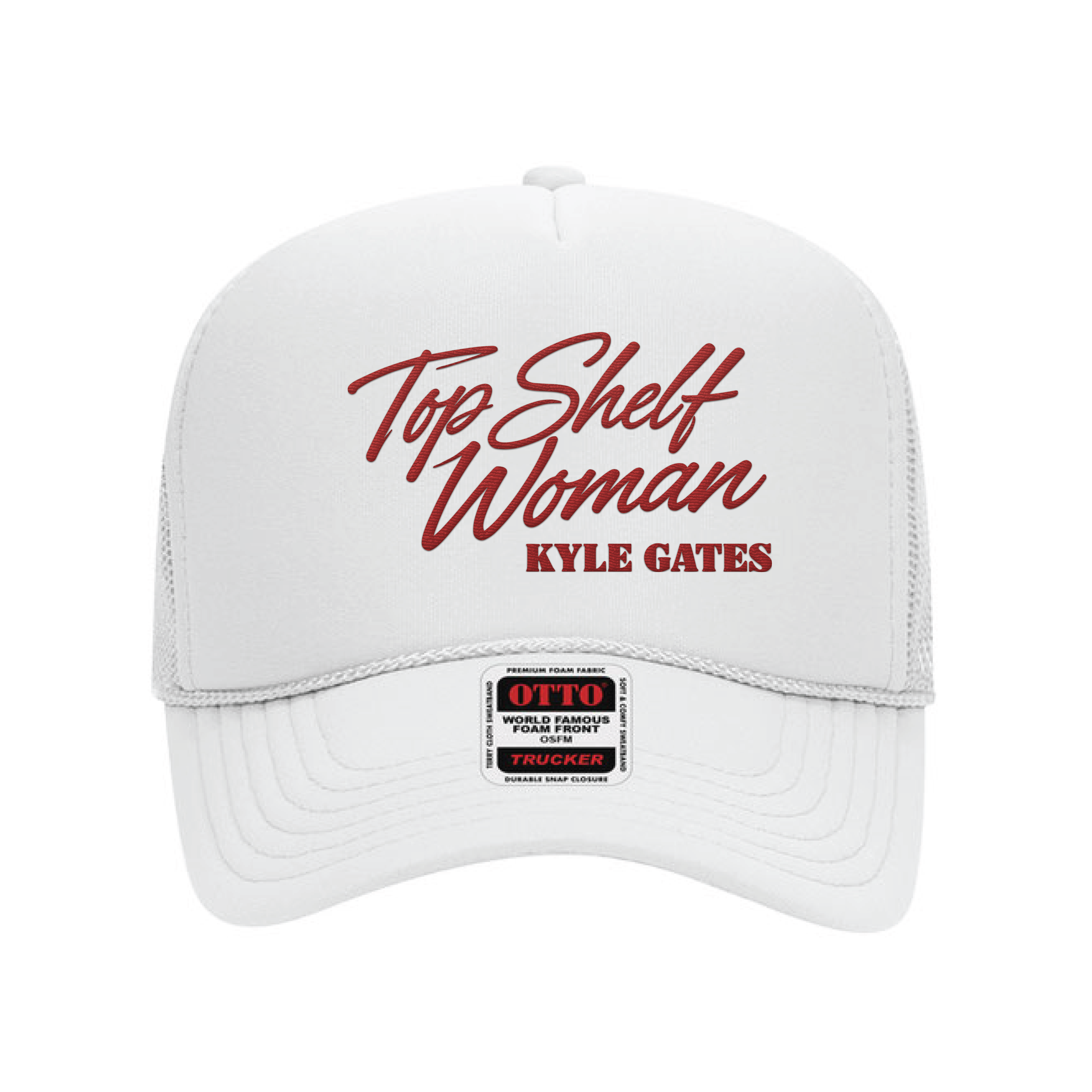 Kyle Gate White Trucker Cap