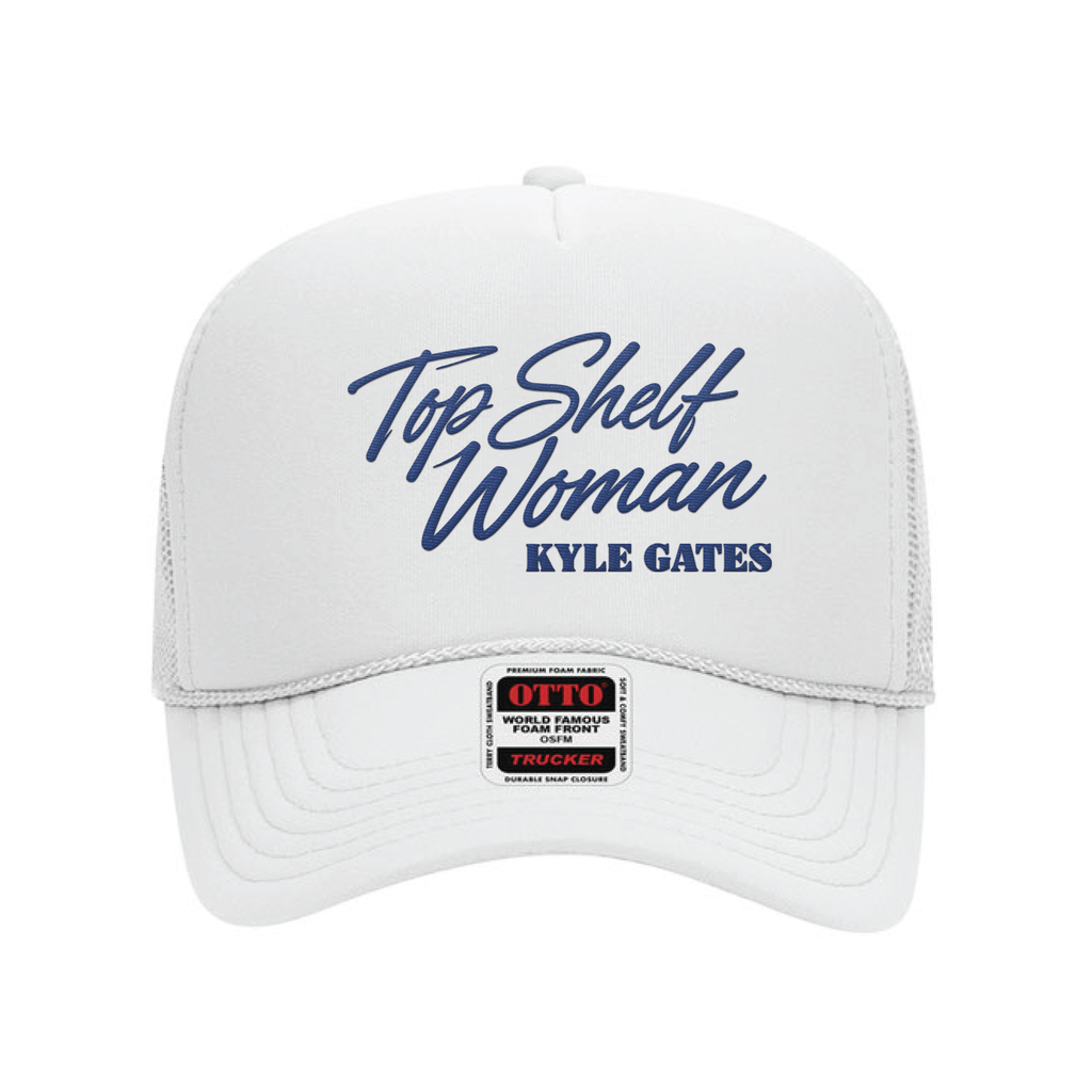 Kyle Gate White Trucker Cap