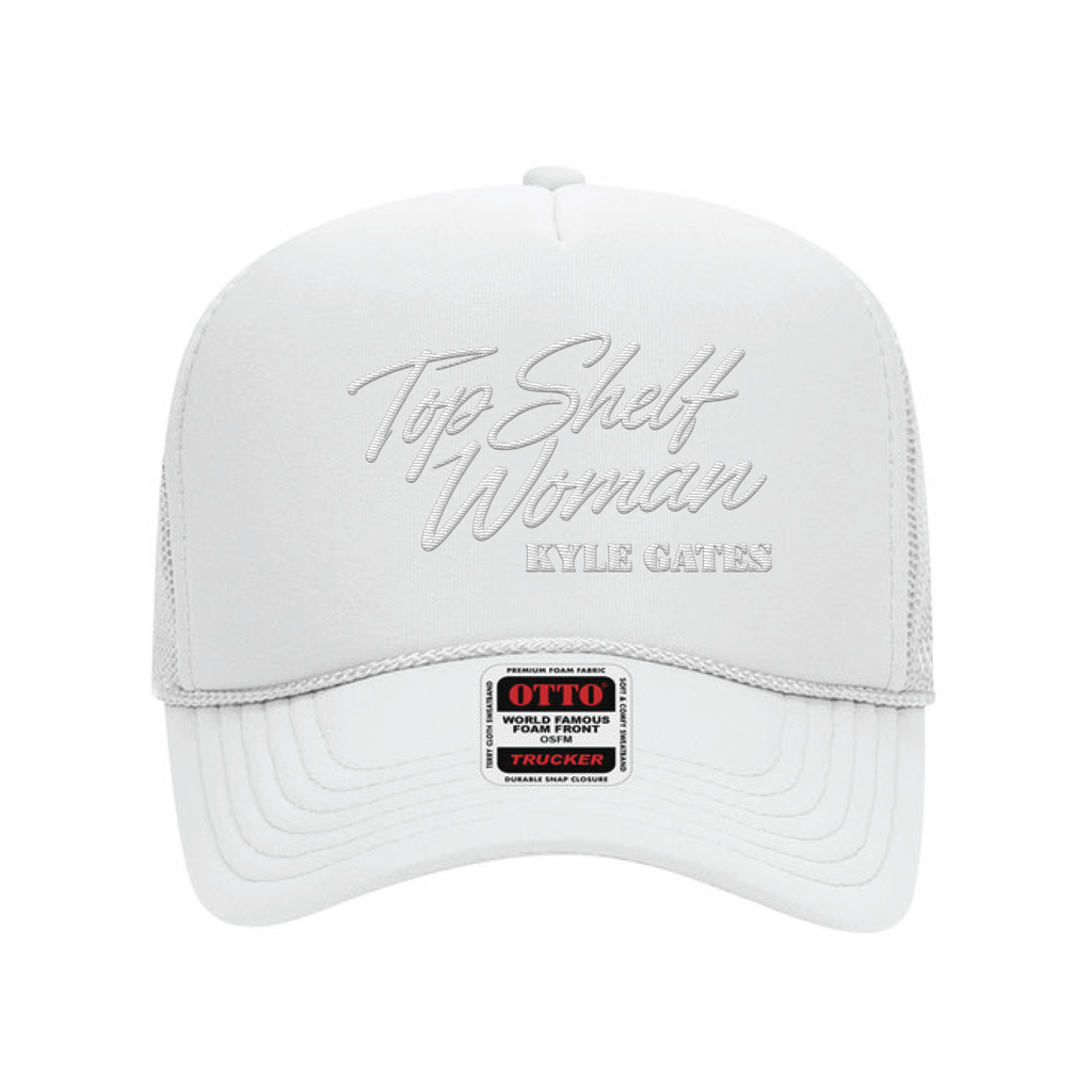 Kyle Gate White Trucker Cap